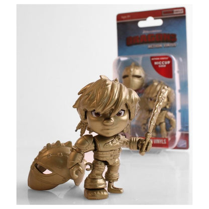 HTTYD HUMANS W1 ACTION VINYLS 3" HICCUP (GOLD)