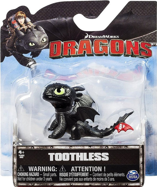 DREAMWORKS DRAGONS TOOTHLESS (SITTING) MINI DRAGON