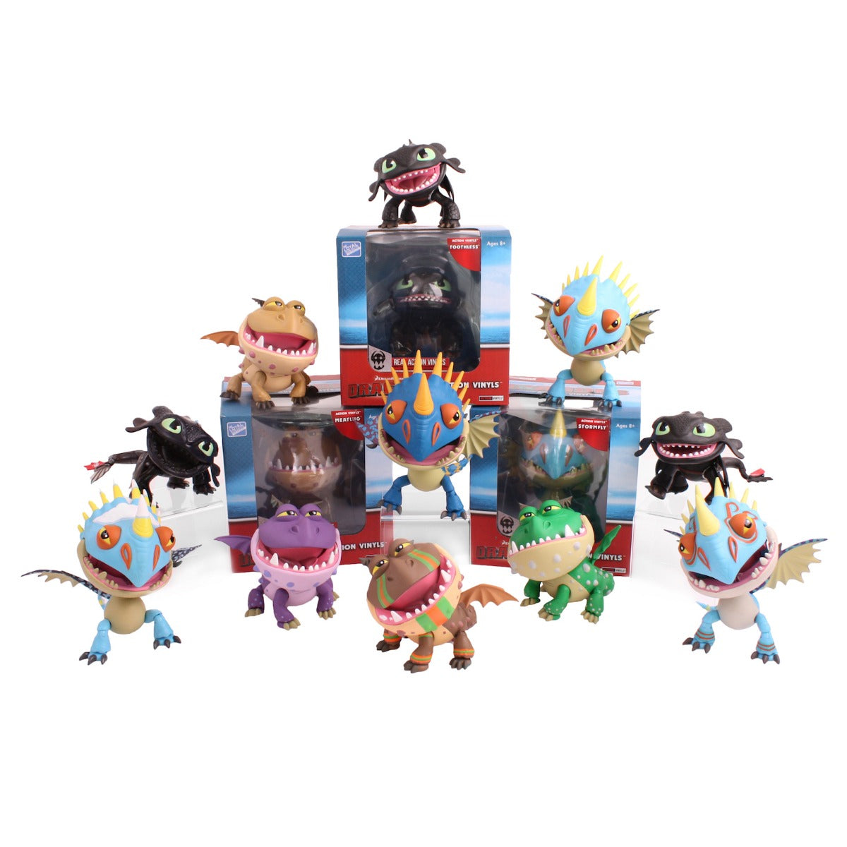 HTTYD DRAGONS W1 ACTION VINYLS 7" STORMFLY (RACING STRIPES)