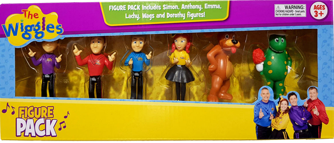 THE WIGGLES FIGURE 6 PACK (Damaged Pack)