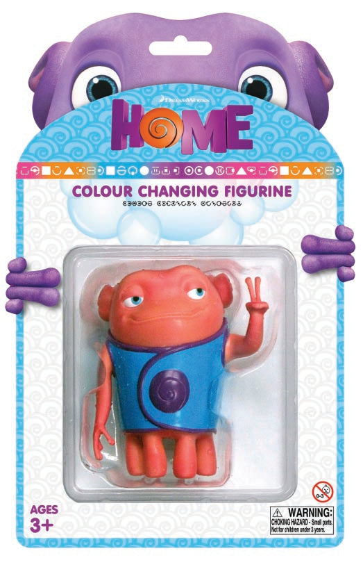 DREAMWORKS HOME 4" COLOUR CHANGING FIGURES SET