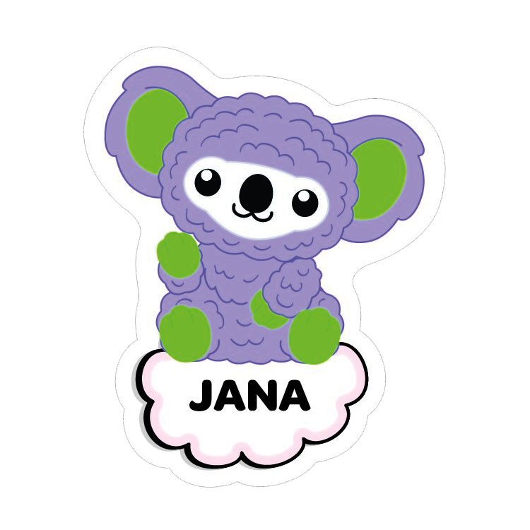 TOPPS I Love Koalas Cute Figures Display Box (12 Packets)