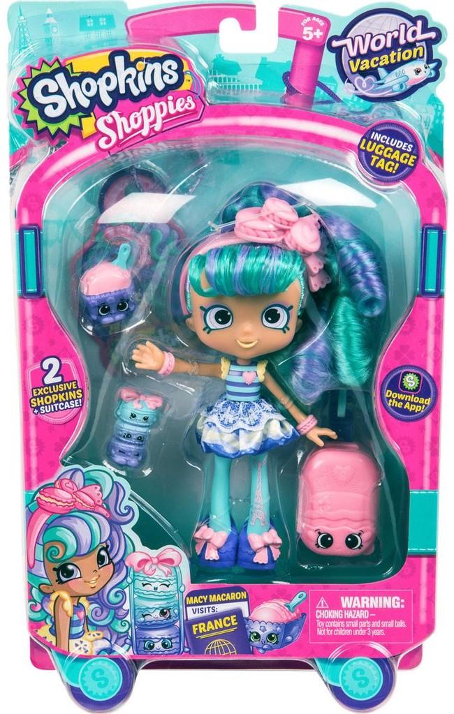 SHOPKINS SHOPPIES S8 W1 THEMED DOLL SINGLE PACK MACY MACARON