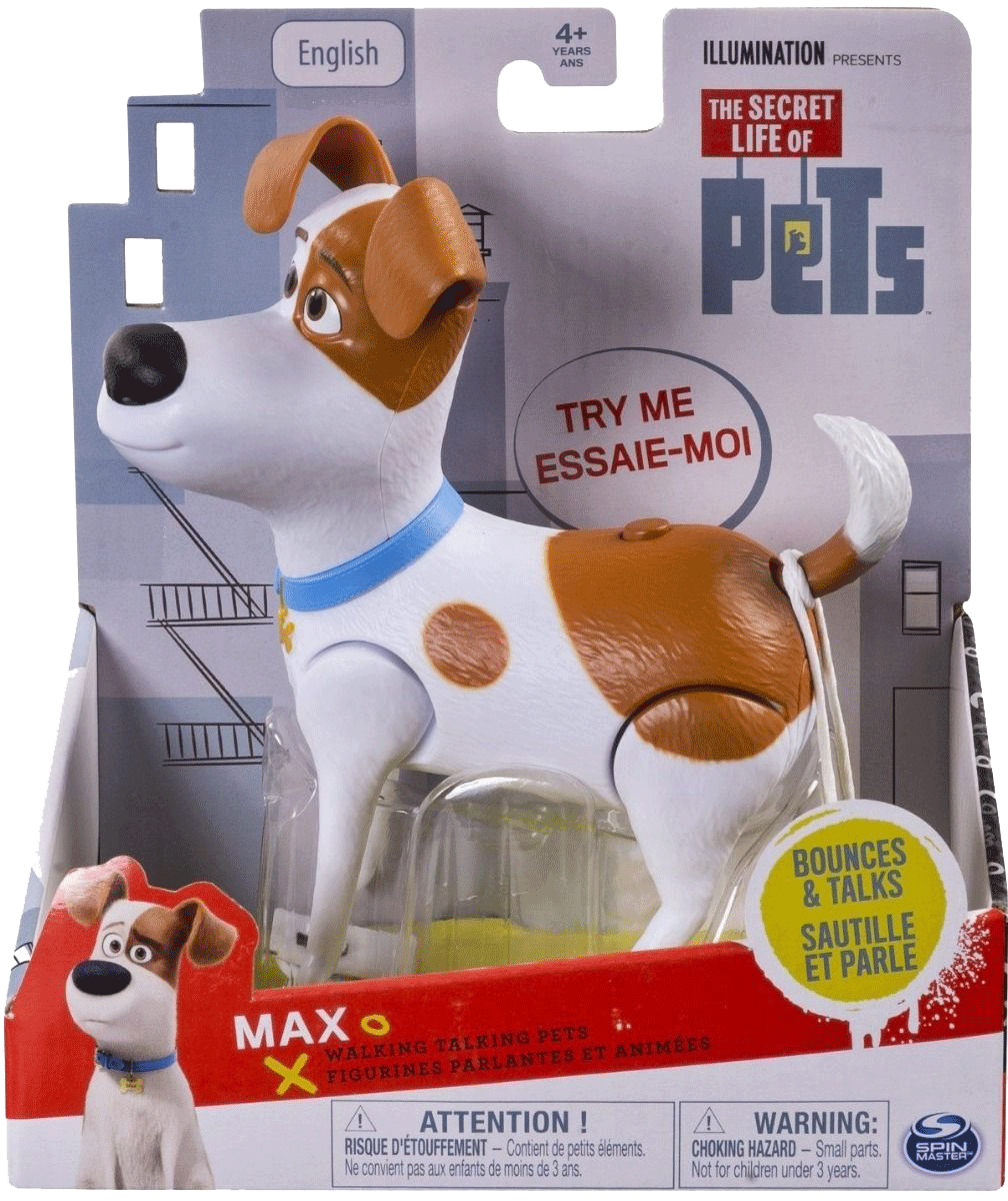 SECRET LIFE OF PETS WALKING TALKING PETS MAX