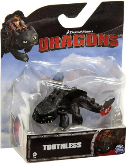 DREAMWORKS DRAGONS TOOTHLESS (CROUCHING) MINI DRAGON