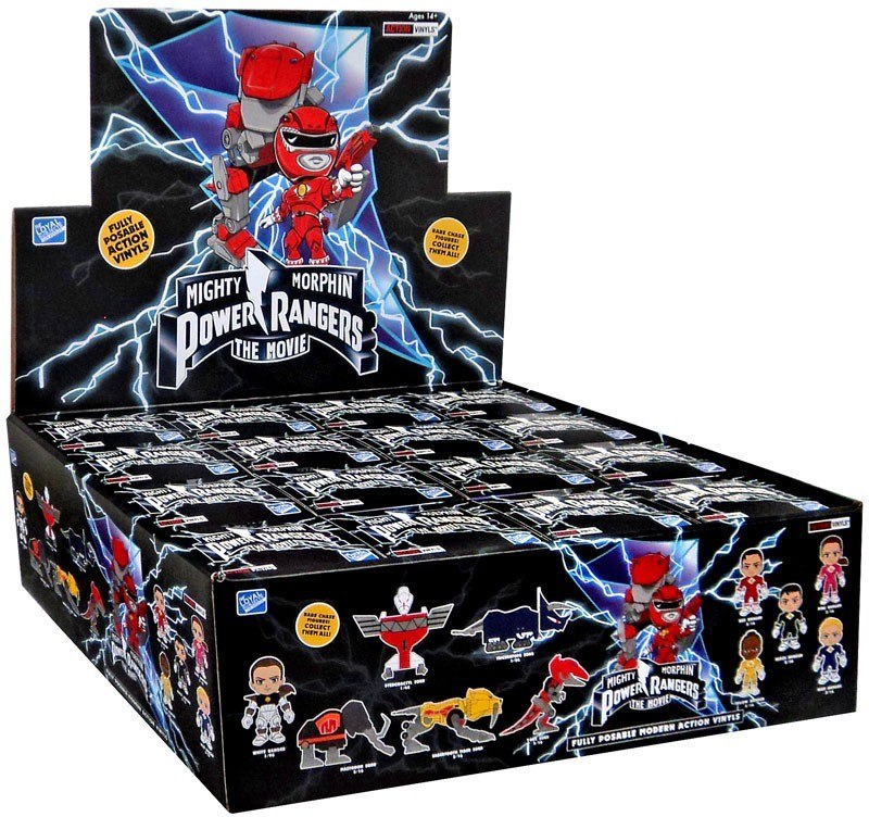 MIGHTY MORPHIN POWER RANGERS WAVE 2 ACTION VINYLS PDQ CASE