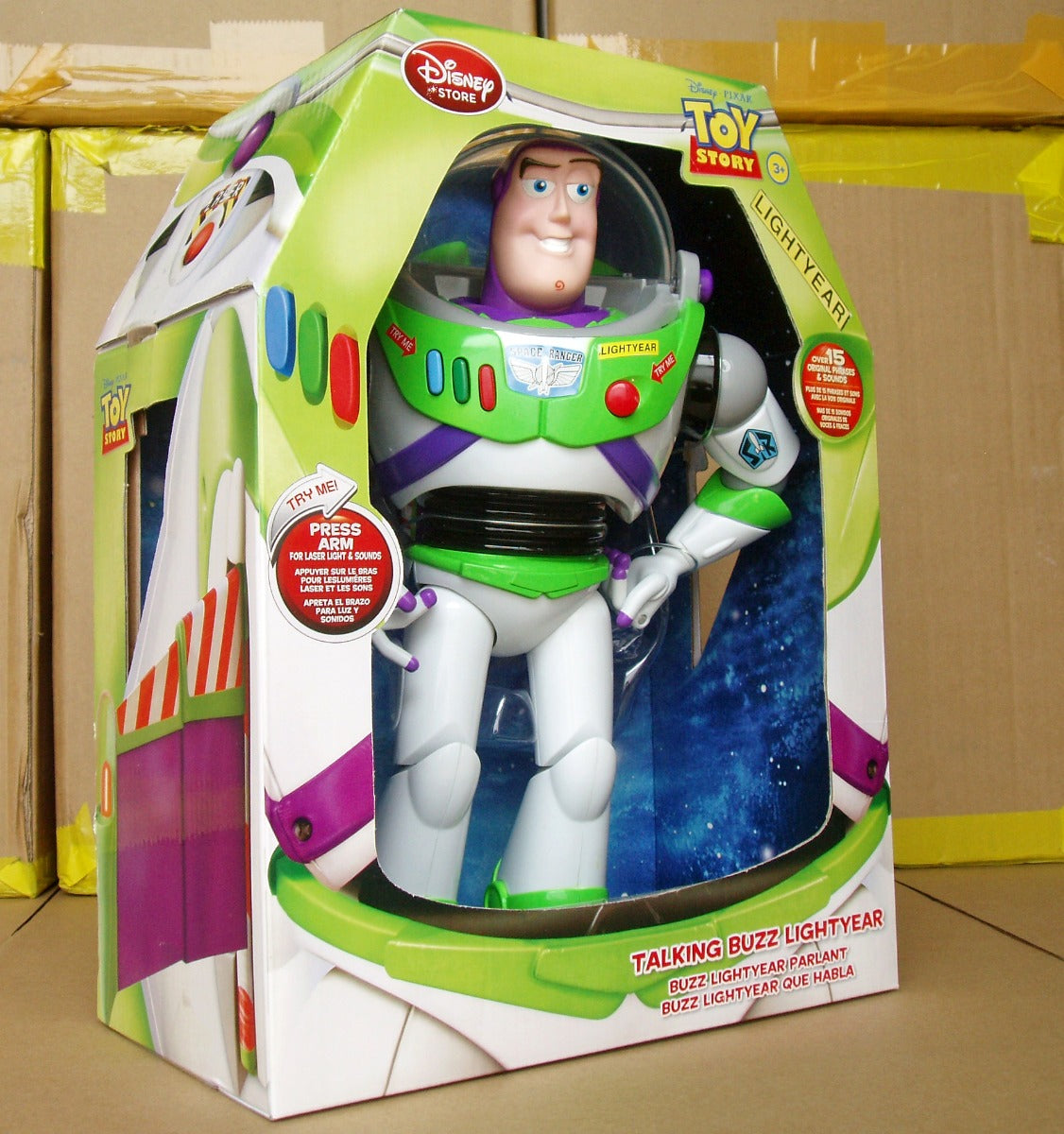 DISNEY TOY STORY TALKING BUZZ LIGHTYEAR 12" (2015)
