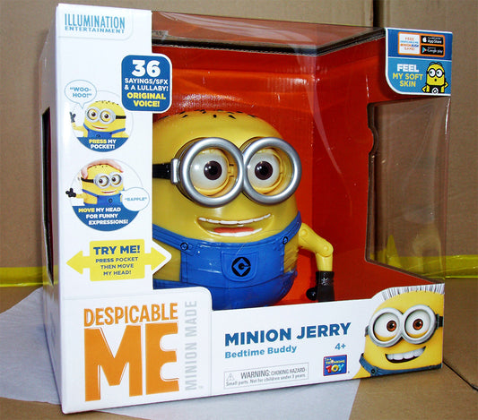 DESPICABLE ME 2 MINION JERRY BEDTIME BUDDY TALKING FIGURE