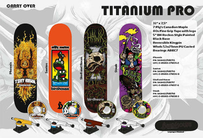 TONY HAWK BIRDHOUSE TITANIUM SERIES COMPLETE STAAB