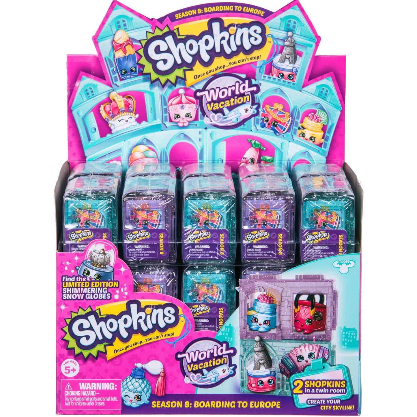 SHOPKINS S8 EUROPE W1 2PK CDU