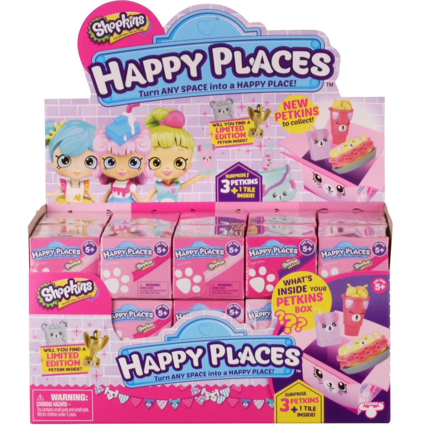 HAPPY PLACES SHOPKINS S3 W1 SURPRISE DELIVERY PACK CDU