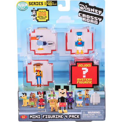 DISNEY CROSSY ROAD S1 MINI FIGURES 4 PACK