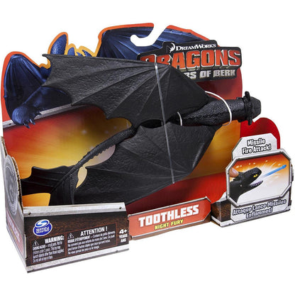 DRAGONS DEFENDERS OF BERK ACTION FIGURE TOOTHLESS NIGHT FURY