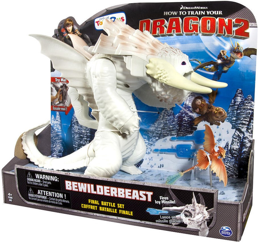 DREAMWORKS DRAGONS HTTYD2 BEWILDERBEAST ICE BEAST (WHITE)