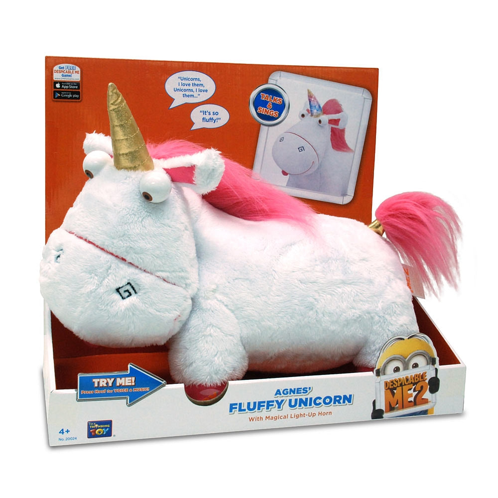 DESPICABLE ME 2 FEATURE PLUSH AGNES’ FLUFFY UNICORN 14”