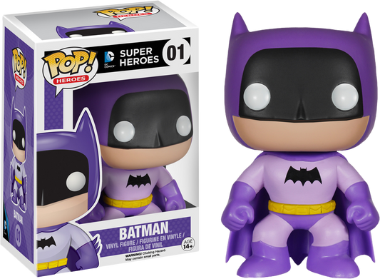 FUNKO POP! HEROES: BATMAN - 75TH ANNIVERSARY RAINBOW VINYL FIGURES - Batman Purple