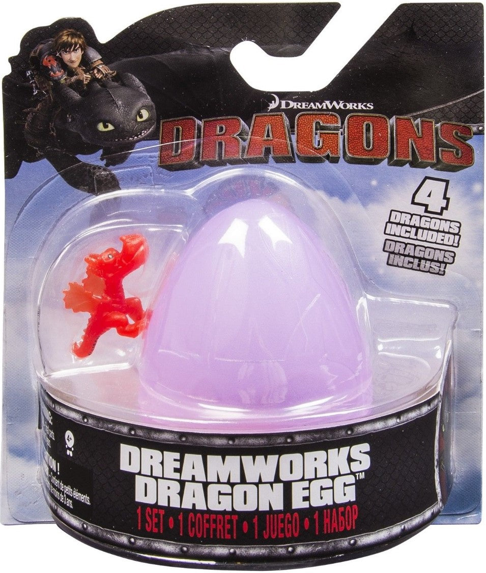 DREAMWORKS DRAGONS DRAGON EGG PURPLE