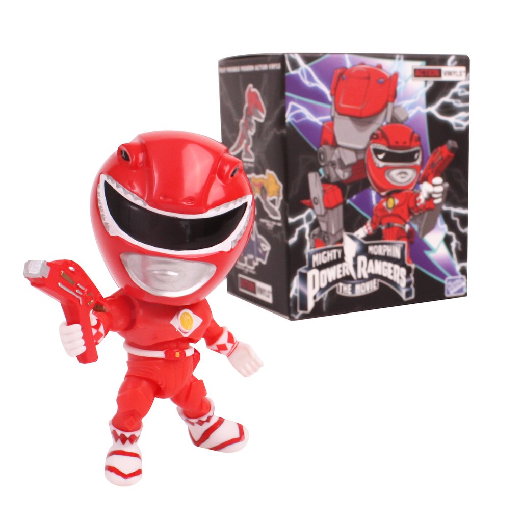 MIGHTY MORPHIN POWER RANGERS WAVE 2 ACTION VINYLS PDQ CASE