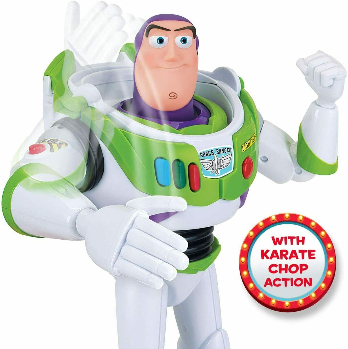 TOY STORY 4 BUZZ LIGHTYEAR with Karate Chop Action