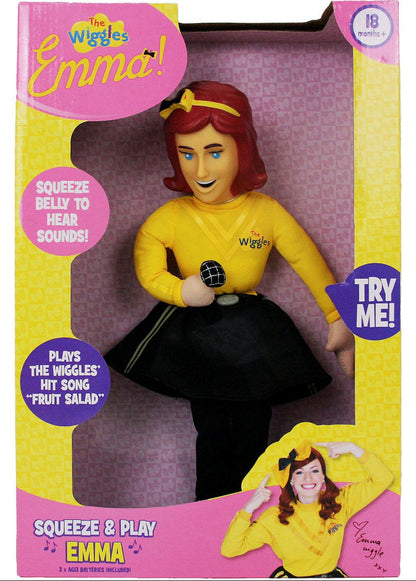 THE WIGGLES SQUEEZE & PLAY EMMA 15"