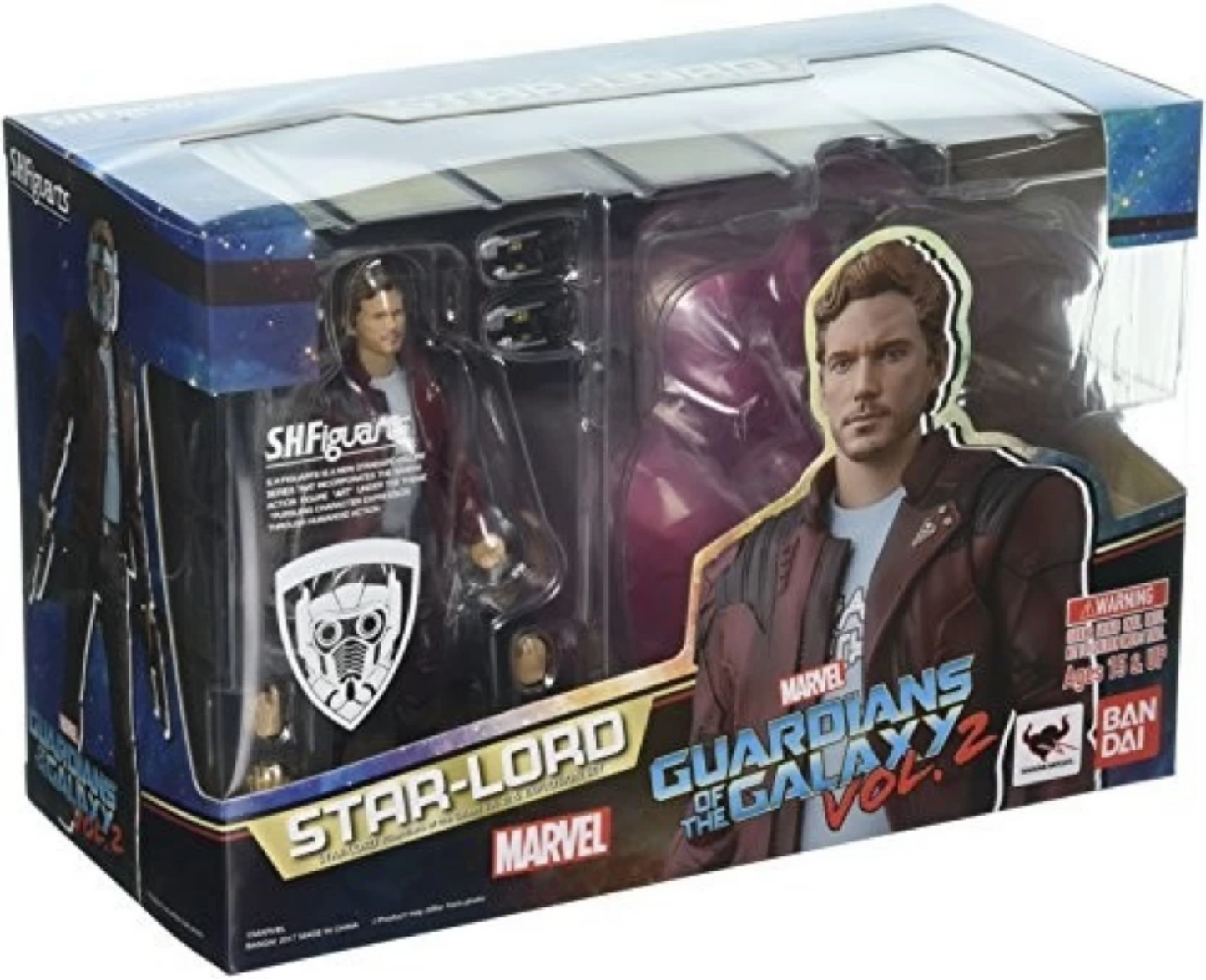 S.H.FIGUARTS Guardians of the Galaxy Star Lord & Explosion Action Figure Set