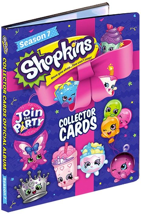 SHOPKINS SEASON 7 COLLECTOR CARDS ALBUM