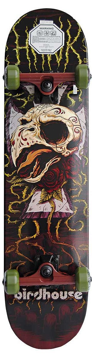 TONY HAWK BIRDHOUSE TITANIUM SERIES COMPLETE SKULL & ROSES