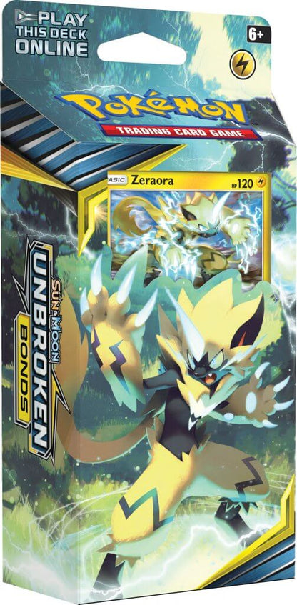 POKEMON TCG UNBROKEN BONDS ZERAORA THEME DECK