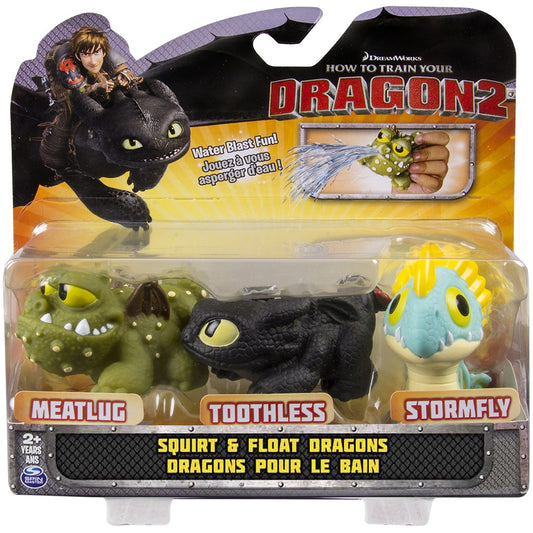 HOW TO TRAIN YOUR DRAGON 2 SQUIRT & FLOAT DRAGONS 3-PACK