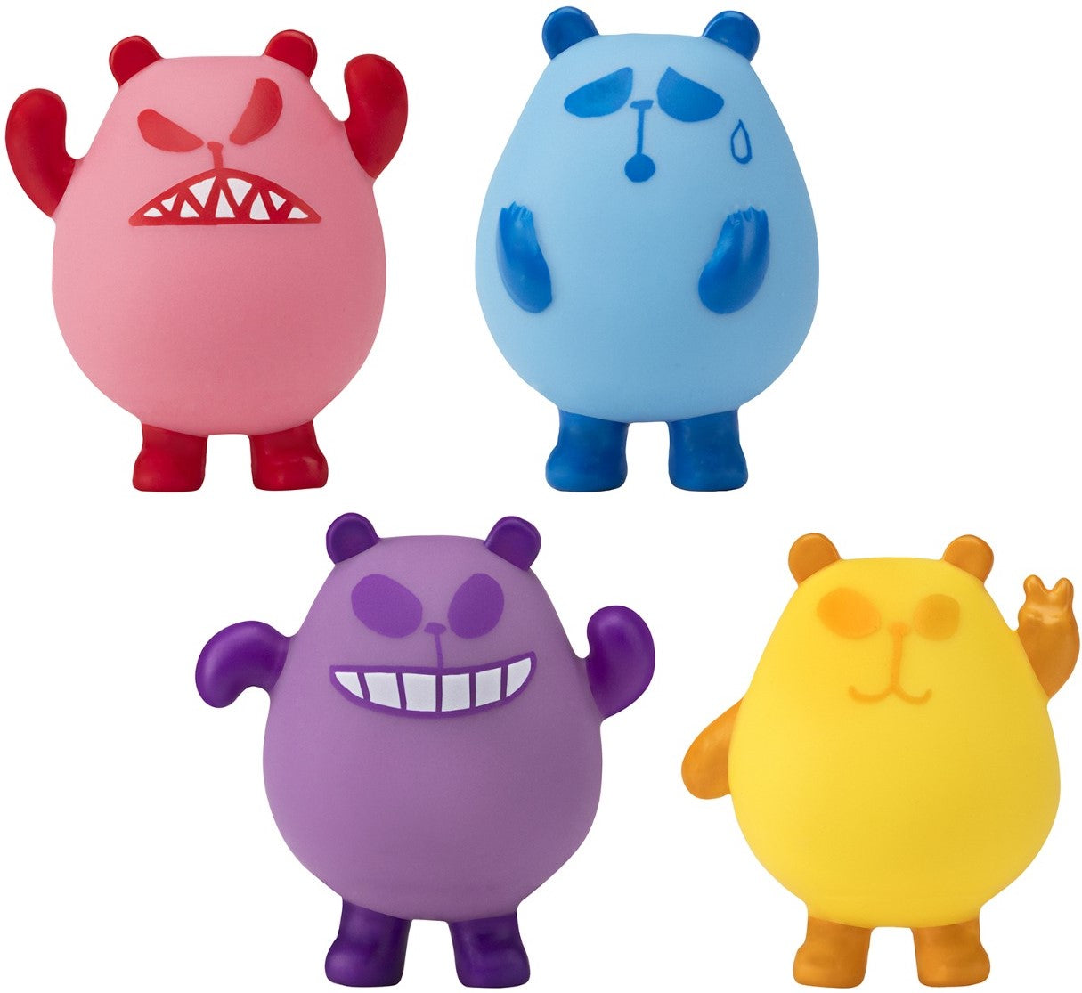 PANDA-A-PANDA #PANDATUDE MOOD FIGURE 4-PACK