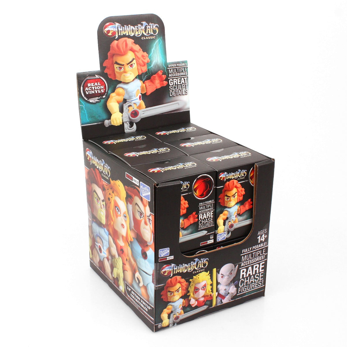 THUNDERCATS WAVE 1 ACTION VINYLS PDQ CASE