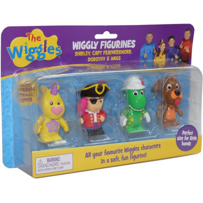 THE WIGGLES WIGGLY FIGURINES 4 PACK (x2 Packs)
