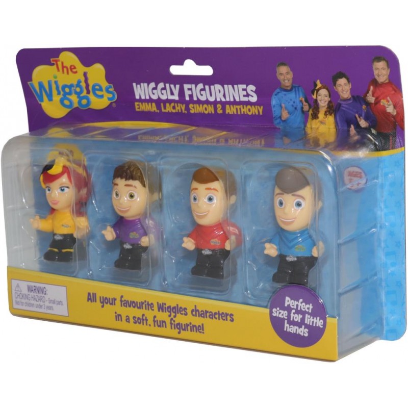 THE WIGGLES WIGGLY FIGURINES 4 PACK (Emma, Lachy, Simon & Anthony)