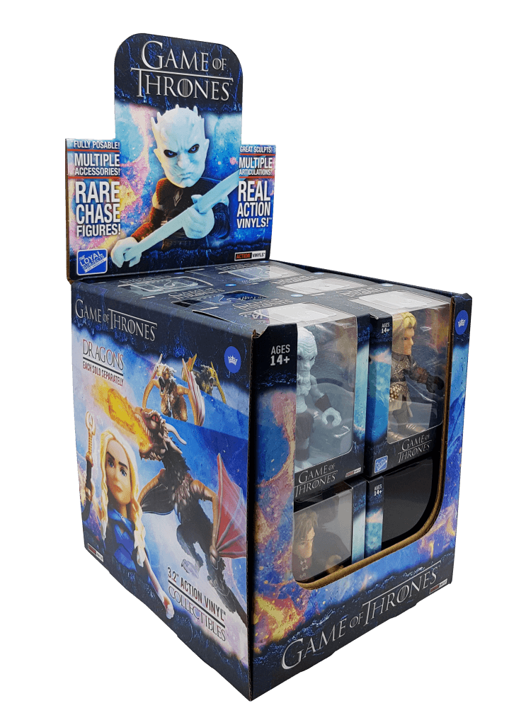 THE LOYAL SUBJECTS GAME OF THRONES ACTION VINYLS WINDOW BOX