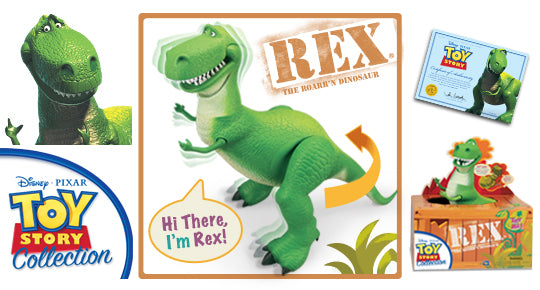 TOY STORY COLLECTION REX THE ROARR'N DINOSAUR