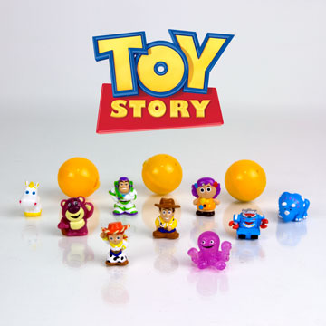 SQUINKIES TOY STORY BUBBLE PACKS COMPLETE SET