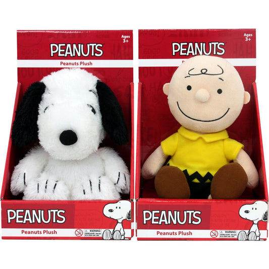 PEANUTS SNOOPY & CHARLIE BROWN PLUSH 10" SET