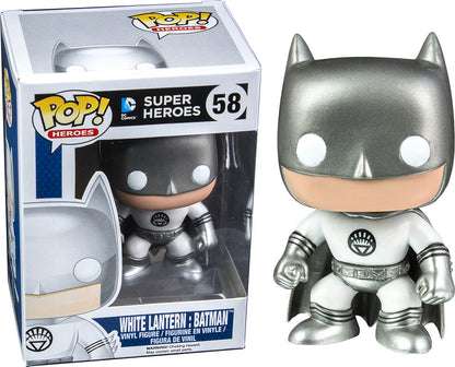 FUNKO POP! HEROES WHITE LANTERN BATMAN VINYL FIGURE
