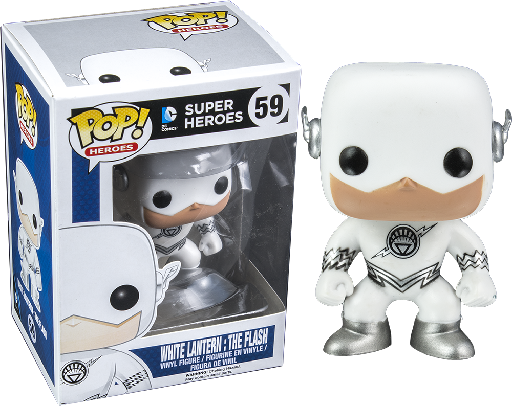 FUNKO POP! HEROES: THE FLASH VINYL FIGURES - White Lantern: The Flash
