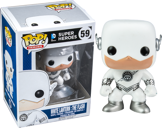 FUNKO POP! HEROES: THE FLASH VINYL FIGURES - White Lantern: The Flash
