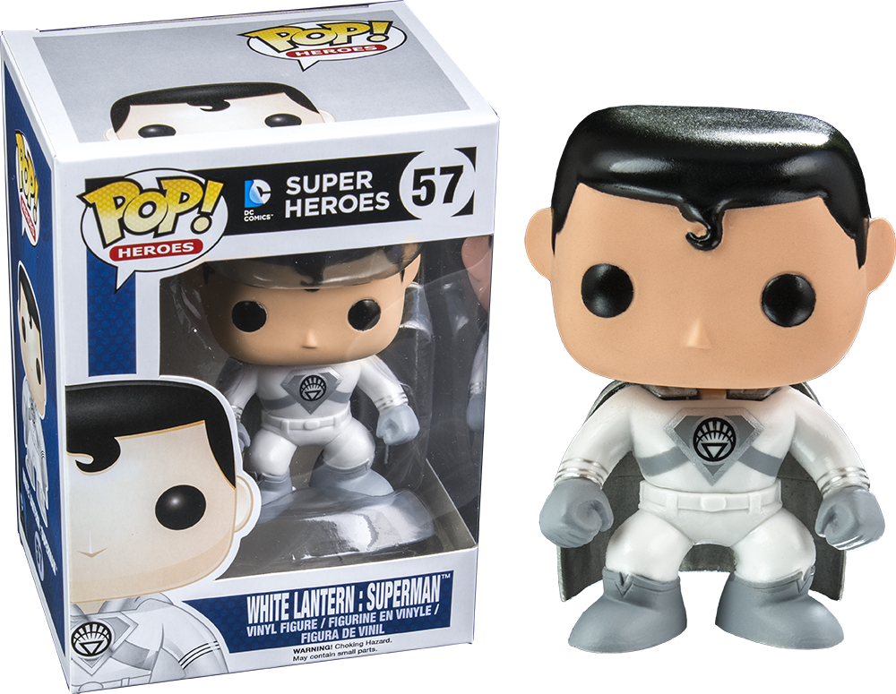 FUNKO POP! HEROES: THE FLASH VINYL FIGURES - White Lantern: Superman
