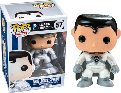 FUNKO POP! HEROES: THE FLASH VINYL FIGURES - White Lantern: Superman