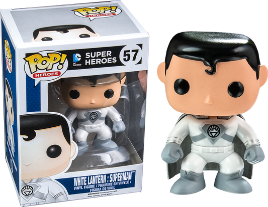 FUNKO POP! HEROES: THE FLASH VINYL FIGURES - White Lantern: Superman