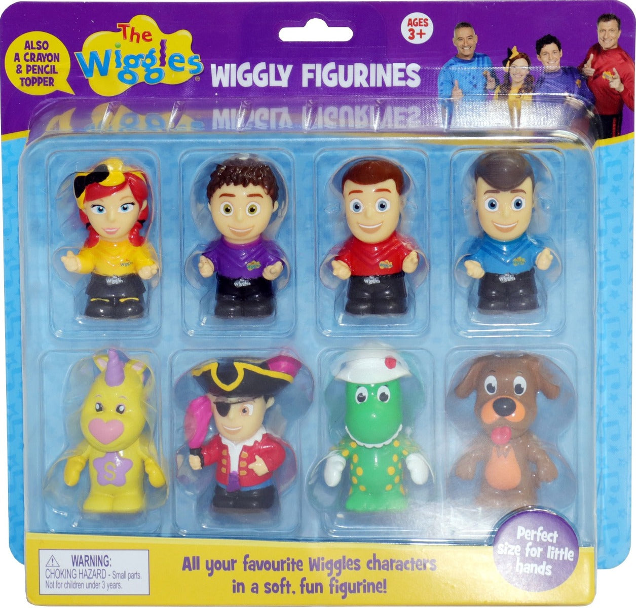 THE WIGGLES WIGGLY FIGURINES 8 PACK