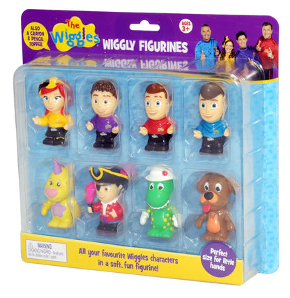 THE WIGGLES WIGGLY FIGURINES 8 PACK