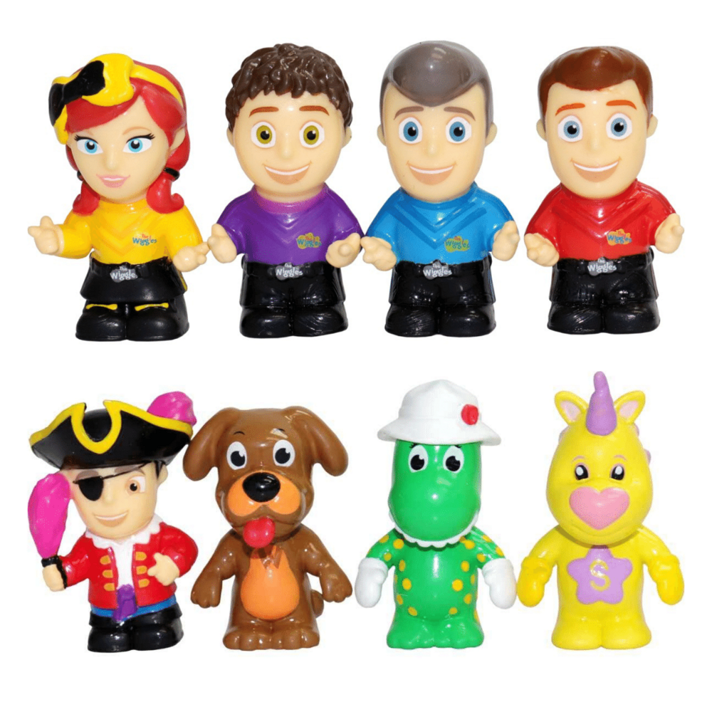 THE WIGGLES WIGGLY FIGURINES 8 PACK