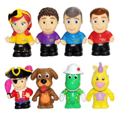 THE WIGGLES WIGGLY FIGURINES 8 PACK