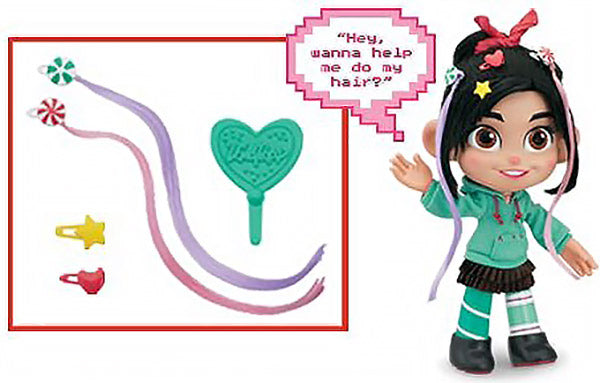 WRECK-IT RALPH VANELLOPE VON SCHWEETZ TALKING DOLL