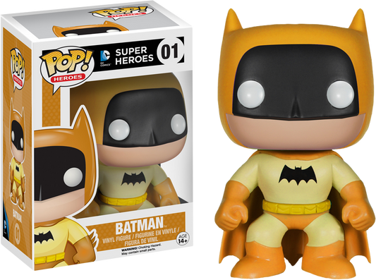 FUNKO POP! HEROES: BATMAN - 75TH ANNIVERSARY RAINBOW VINYL FIGURES - Batman Yellow