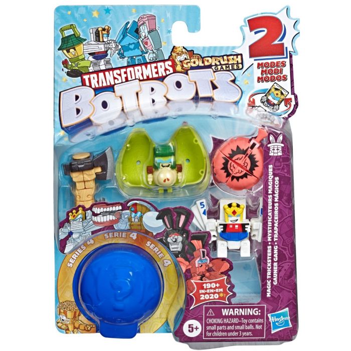 TRANSFORMERS BOTBOTS TOYS SERIES 4 MAGIC TRICKSTERS 5-PACK ASSORTED